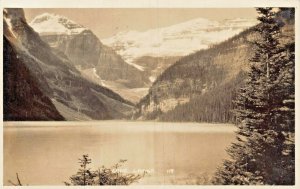 BANFF ALBERTA CANADA~LAKE LOUISE~1928 HARMON REAL PHOTO POSTCARD