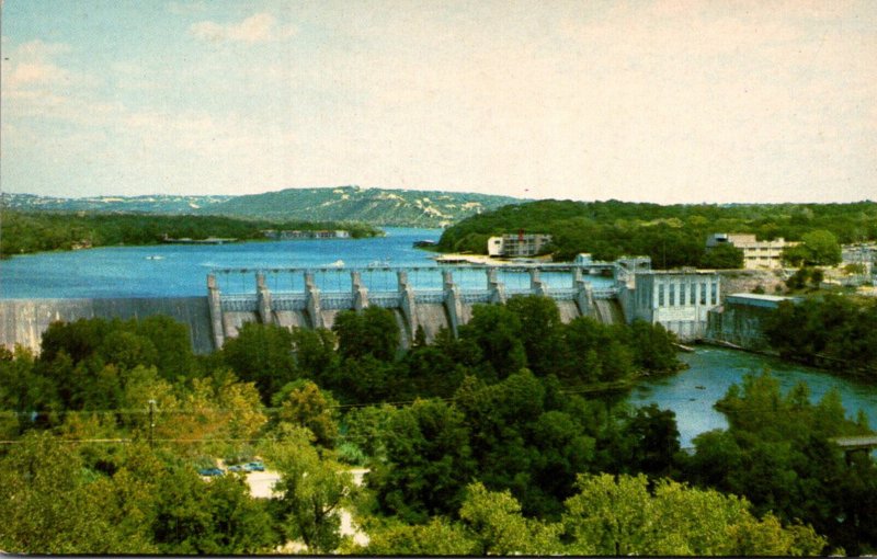 Texas Austin Tom Miller Dam Backing Up Lake Austin