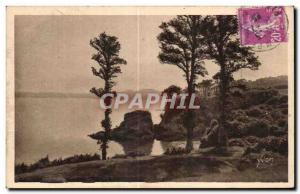 Old Postcard Brittany Douarnenez (Finistere) The escarpemente the Coteau de P...