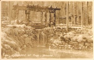 c.'50,RPPC, Real Photo,Cascades of Time, Banff, Alberta,Canada,MSG,Old Post Card