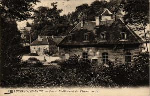 CPA LUXEUIL-les-BAINS - Parc et Établ. des Thermes (380167)