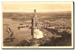 Old Postcard Oran Vue Generale Jack De Santa Cruz