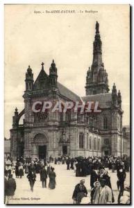 Postcard Old Ste Anne d Auray Basilica Folklore Costume