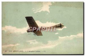 Old Postcard Jet Aviation Airplane Latham