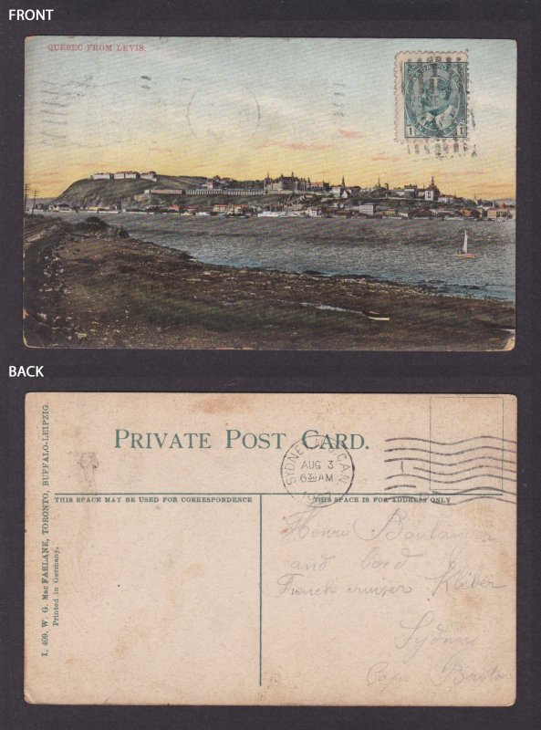 Postcard, CANADA, Quebec from Levis