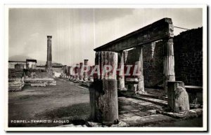 Postcard Ancient Pompeii Tempio Di Apollo