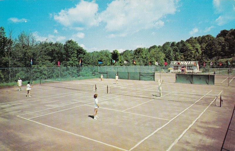 New York Kiamesha Lake Concord Hotel Tennis Courts sk6296