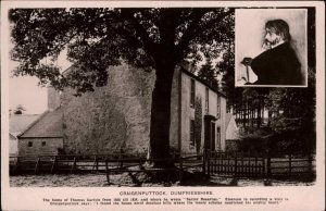 Vintage RPPC Dumfriesshire SCOTLAND Craigenputtock Home of Thomas Carlyle