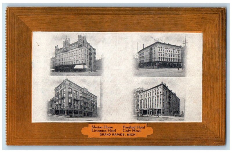 1908 Morton House Pantlind Livingston Cody Hotel Grand Rapids MI Postcard