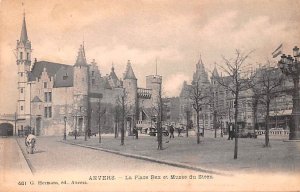 La Place Bex et Musee du Steen Anvers Belgium Unused 