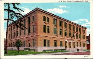 West Virginia Clarksburg Post Office Curteich