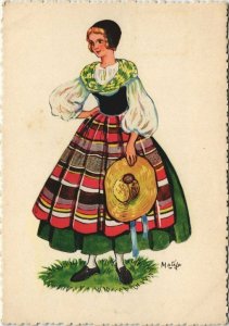 CPM Alsace Paysanne prés de Strasbourg FOLKLORE (753347)