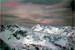 Vintage Postcard: Excellent Skiing Conditions in Brighton, Utah