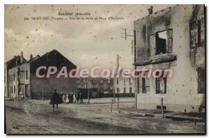 Postcard From Old St. Die Bolle Street and Place D'Hellieule