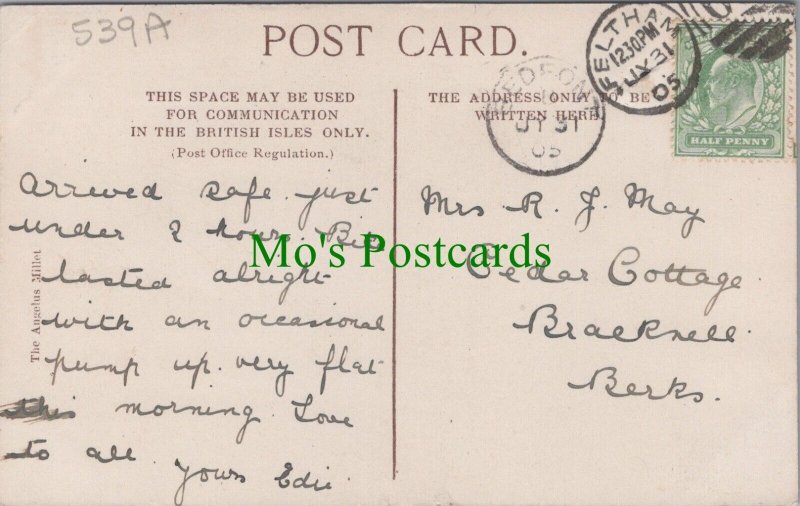 Genealogy Postcard - Family History - May - Bracknell - Berkshire   539A