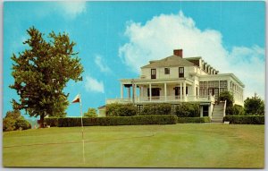 Morgantown Golf & Country Club, West Virginia, Club House Swimming  Postcard