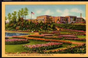 Italian Gardens,Wm Penn High School,Harrisburg,PA