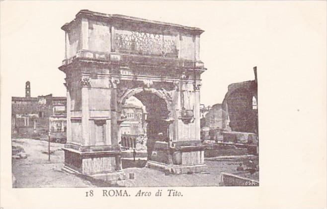 Italy Rome Arco di Tito