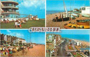 Postcard Modern Bexhill on Sea De la Warr Pavilion The Beach East Parade