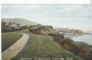 Isle of Wight Postcard - Ventnor - St Boniface from The Park   V2186