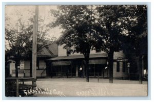c1910's Gardenville Park View Hotel Entrance Gardenville NY RPPC Photo Postcard 