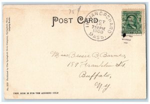 1908 Summer Avenue Magnolia Terrace Railroad Dirt Road Springfield MA Postcard