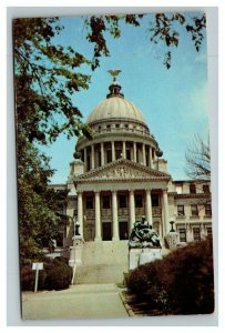 Vintage 1930's Postcard New State Capitol Jackson Mississippi