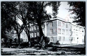 c1950s Waverly, IA RPPC Luther Hall Wartburg College Real Photo Postcard A104