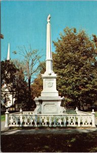 Civil War Monument N Park Barre Massachusetts MA Postcard UNP VTG Unused Vintage 