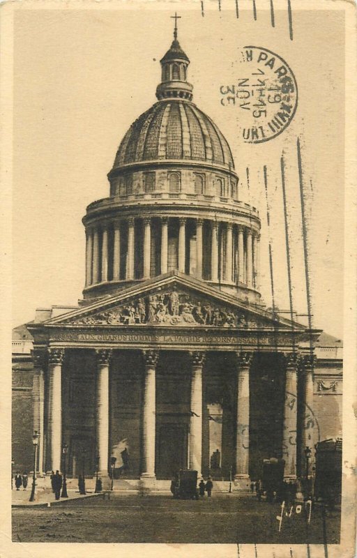 Postcard France The Pantheon 