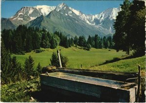 CPM Les Alpes Francaises - A la Claire Fontaine - Mont-Blanc (1193883)