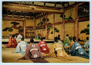NIJO CASTLE, Japan ~ Tanyu Kano Art THE OHIROMA Ninomaru Palace 4x6 Postcard