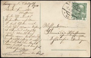 Austria 1910 Zeppelin over Bregenz Postcard G75140