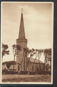 Channel Islands Postcard - Guernsey, Forteval Church     T9840