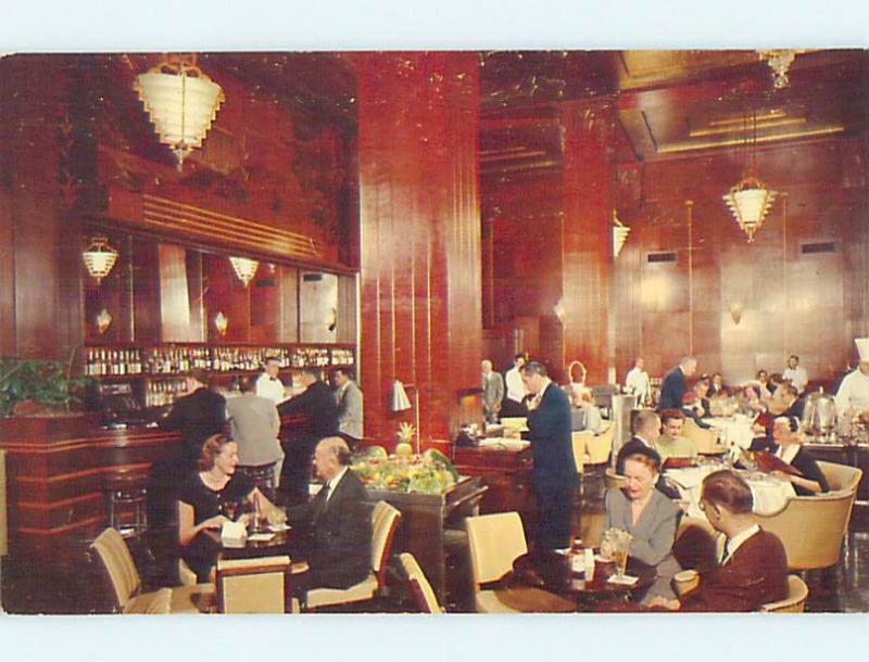 Unused Pre-1980 CLIFT HOTEL RESTAURANT San Francisco California CA M8846