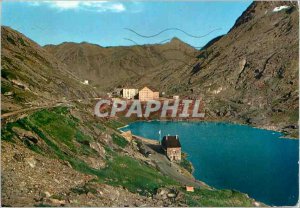 Modern Postcard the lake and the hospice of the great saint bernard m 2467
