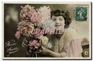 Old Postcard Fantaisie Flowers