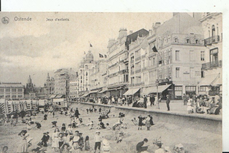 Belgium Postcard - Ostende - Jeux D'Enfants - Ref 16381A