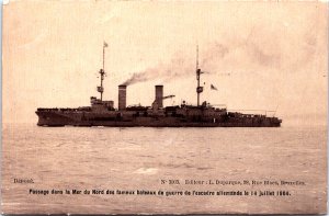 Passage dans la Mer du Nord des fameux bateaux de guerre Battleship C013