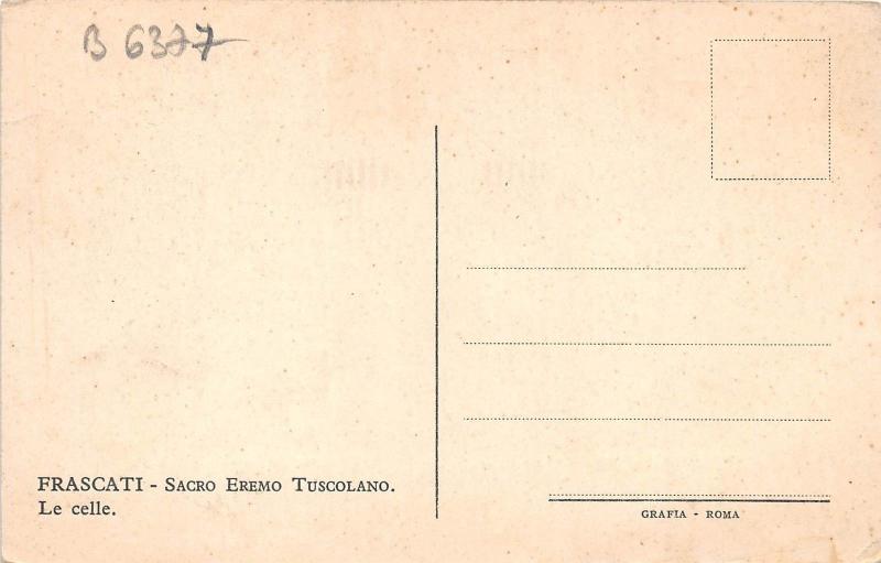 B6377 Italy Frascati sacro Eremo Tuscolano