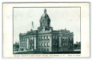 HILLSBORO, North Dakota ND ~ TRAILL COUNTY New Beaux Arts COURT HOUSE c1900s udb