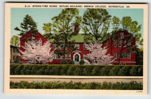 Butler Building Brenau College Gainesville Georgia Postcard Unposted Linen