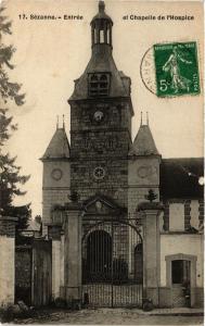 CPA SEZANNE-Entrée et Chapelle de l'Hospice (346237)