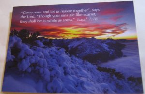 Religion Christianity Isaiah Chapter 1 verse 18 - posted