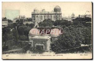 Old Postcard Astronomy Paris L & # 39Observatoire General view