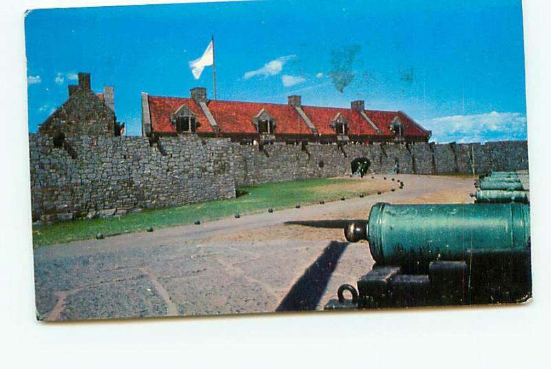 Old Vintage Postcards Fort Ticonderoga Canon Walls NY # 2146A