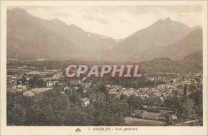 Old Postcard Argeles Vue Generale