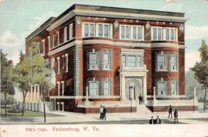 J20/ Parkersburg West Virginia W Va Postcard c1910 Elk's Club 293