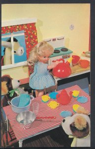 Children Postcard - Childs Toys - Dolls Fairy Tale Scene   U1502