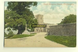 cu0720 - Great Brington Church , Northampton - postcard